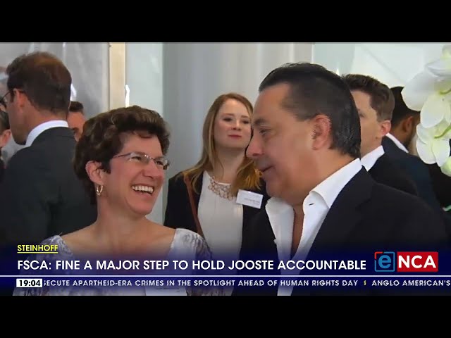 Steinhoff | 'The R475m fine is a major step to hold Jooste accountable' - FSCA