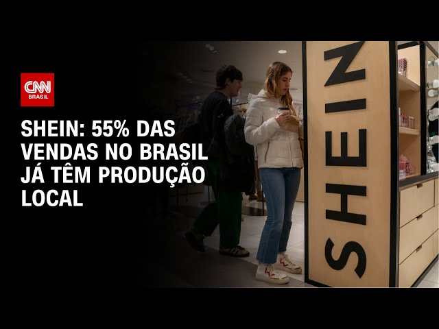 Shein: 55% das vendas no Brasil já têm produção local | CNN PRIME TIME