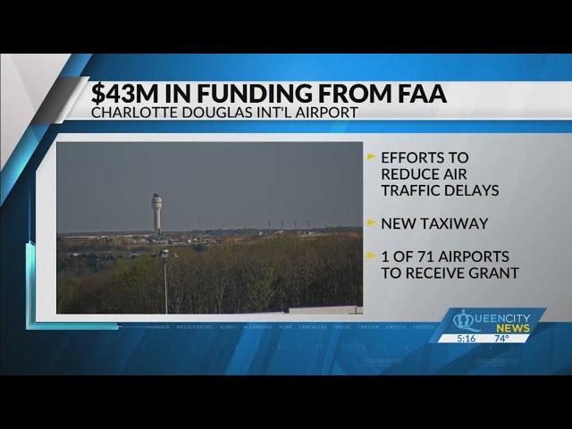 Charlotte airport lands $32M federal grant