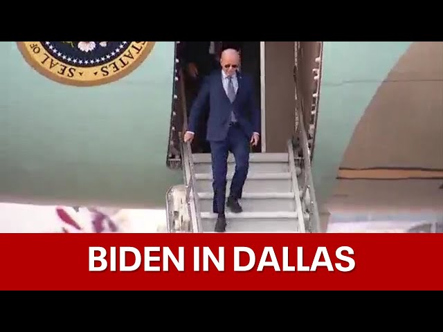 President Joe Biden visits Dallas for campaign fundraiser