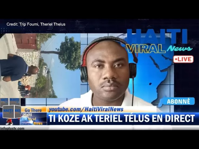 Theriel Thelus pale paròl la Helicopter tounen Kamyonèt nan PetionVille