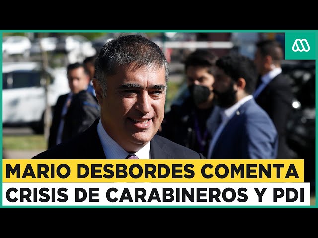 Mario Desbordes comenta la crisis policial que afecta a la PDI y Carabineros