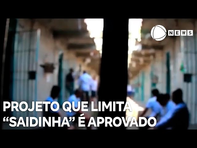 Deputados aprovam projeto que limita a "saidinha"