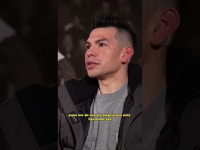 ¡ADMIRACIÓN PURA!  Hirving Lozano habla MARAVILLAS sobre Santi Giménez #shorts