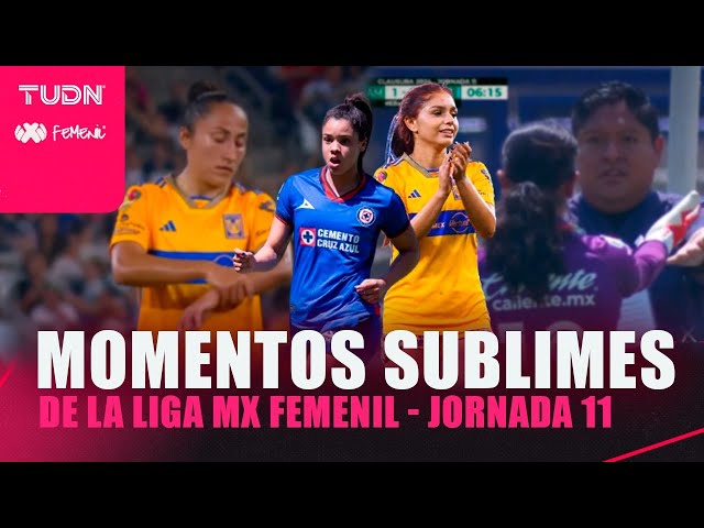 ¡LO MEJOR DE LO MEJOR! ⚽️ Los momentos SUBLIMES de la Jornada 11 de la Liga MX Femenil | TUDN