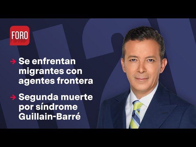 Migrantes se enfrentan con agentes en frontera / Hora 21 con José Luis Arévalo - 20 de marzo 2024