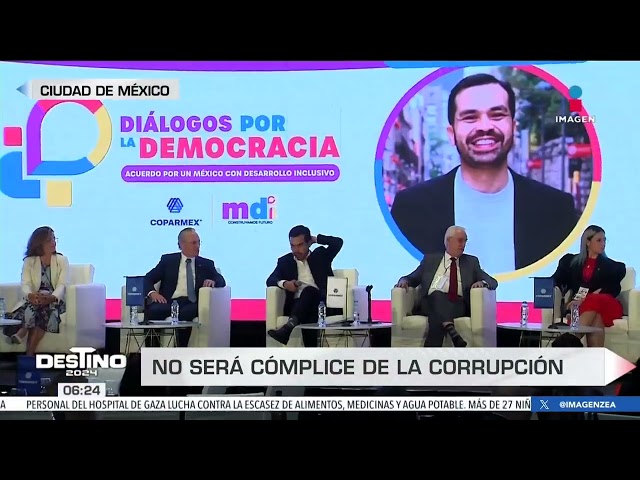 Jorge Álvarez Máynez asegura que MC no será cómplice de la corrupción | Noticias con Francisco Zea