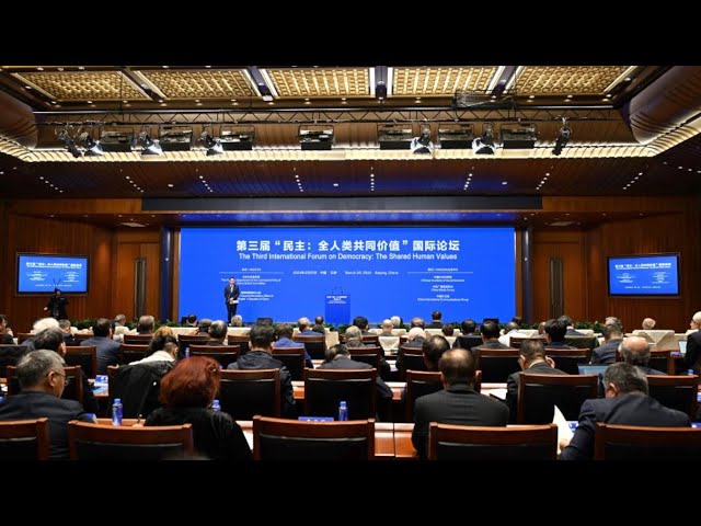 The third International Forum on Democracy kicks off in Beijing