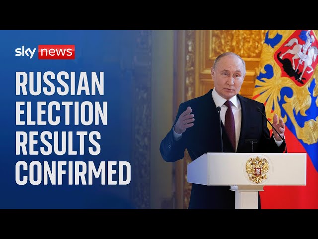 Watch live: Russia’s Central Election Commission endorses final results of presidential election