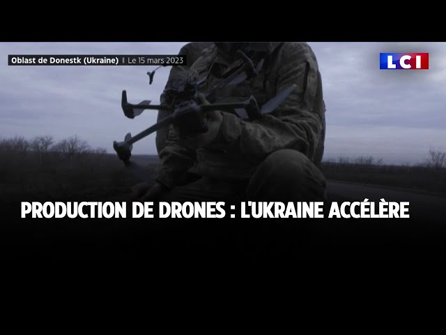 Production de drones : l'Ukraine accélère