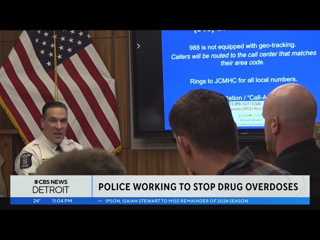 Police in Michigan and Kansas working together to stop drug overdoses