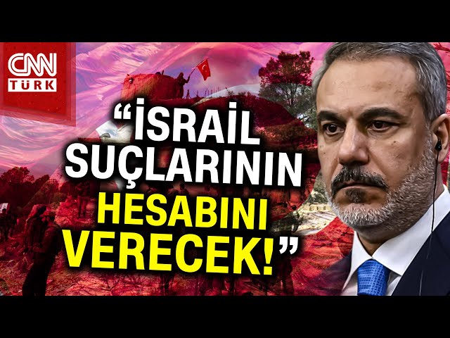 Hakan Fidan İsrail'i Böyle Uyardı: "Suçlarının Hesabını Verecekler..." #Haber