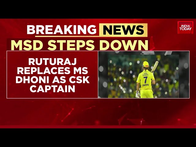 MS Dhoni Steps Down, Ruturaj Gaikwad Named Chennai Super Kings Captain | IPL Updates