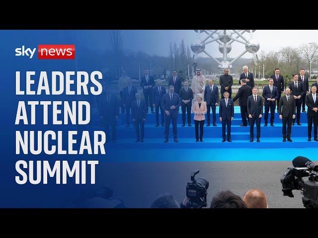 Watch live: First ever Nuclear Energy Summit opens in Belgium