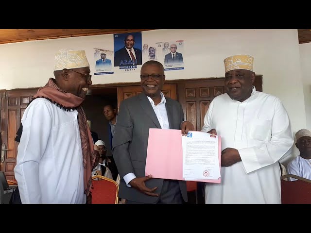 ⁣Houmed Msaidié rejoint officiellement le parti CRC