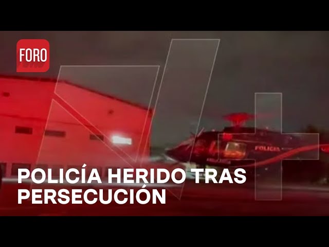 Helicóptero cóndor traslada a policía herido tras balacera - Las Noticias