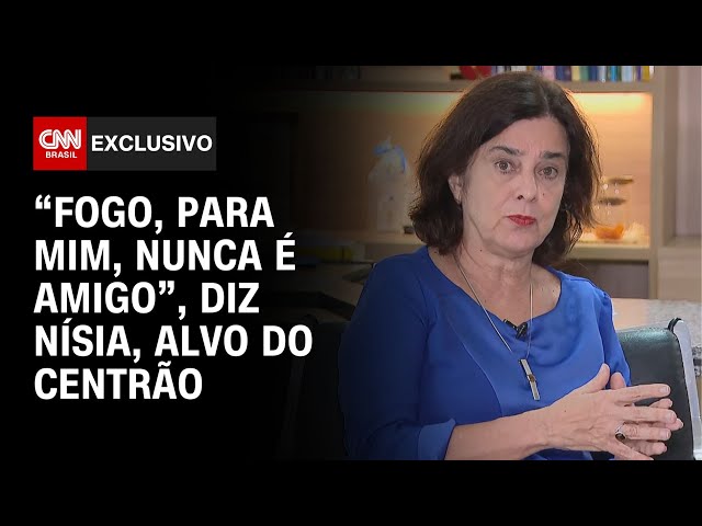 “Fogo, para mim, nunca é amigo”, diz Nísia, alvo do Centrão | CNN NOVO DIA