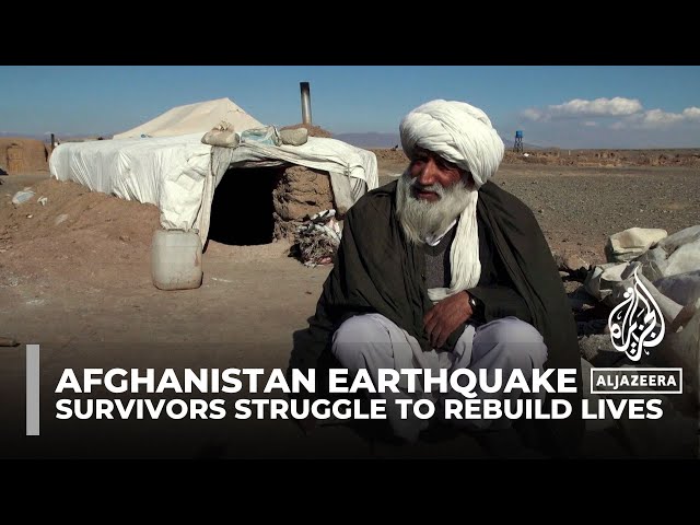 Afghanistan earthquake survivors face challenges in rebuilding their lives