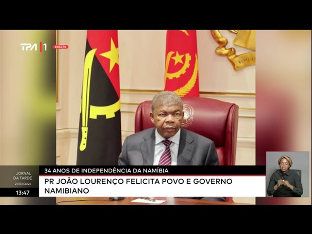 34 Anos de independência da Namíbia - PR João Lourenço felicita povo e governo Namibiano