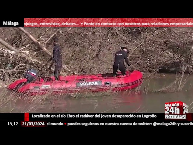 Noticia - Localizado en el río Ebro el cadáver del joven desaparecido en Logroño