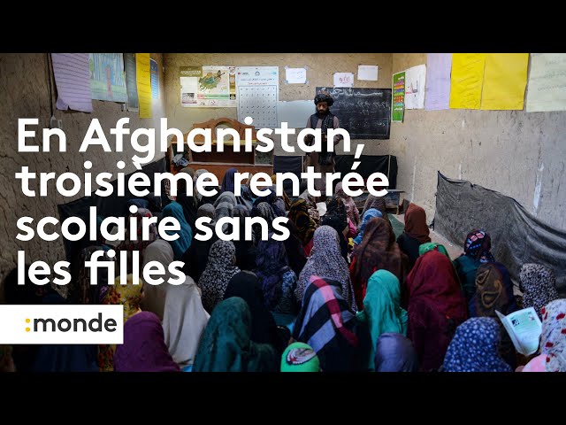 En Afghanistan, troisième rentrée scolaire sans filles