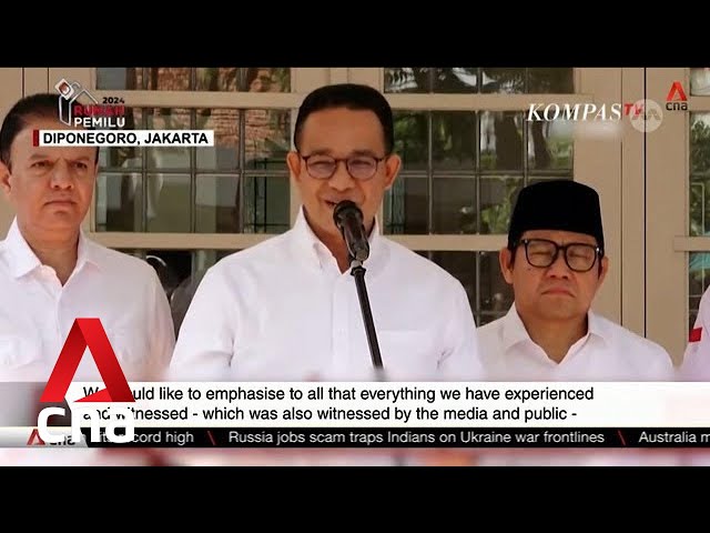 Indonesia election: Defeated presidential candidate Anies Baswedan wants election re-run