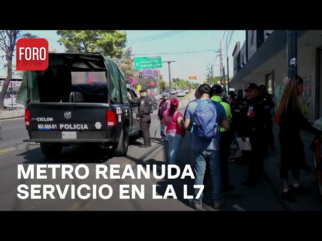 Reanuda servicio de la Línea 7 del Metro CDMX - Expreso de la Mañana