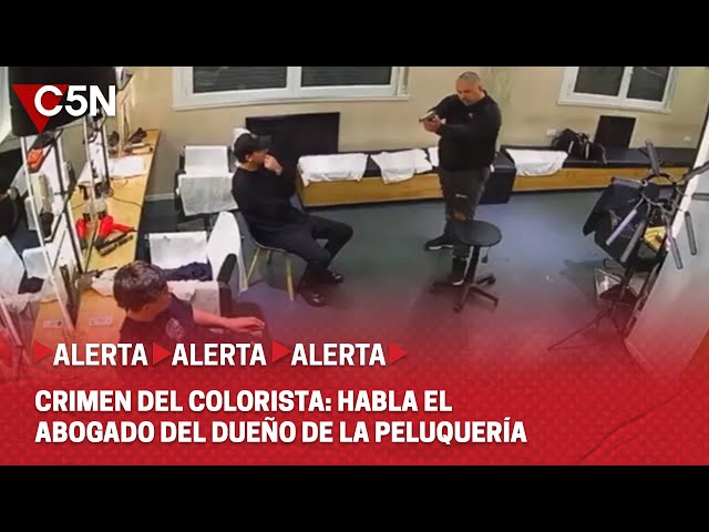 CRIMEN del COLORISTA: HABLA el ABOGADO del DUEÑO de la PELUQUERÍA