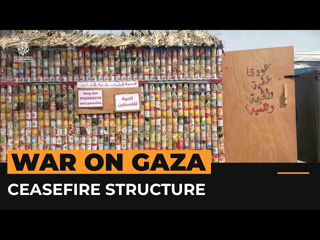 Building made of cans stands to carry message to the world | Al Jazeera Newsfeed