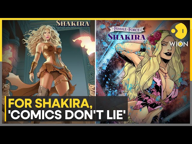 ⁣Shakira's life story is told in a new glossy comic | WION