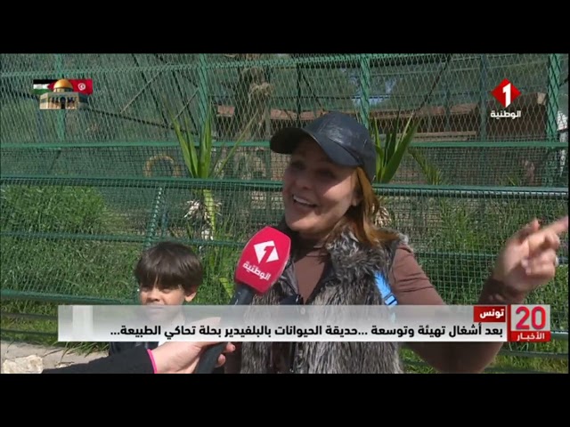 ⁣تونس || بعد أشغال تهيئة وتوسعة ... حديقة الحيوانات بالبلفيدير بحلة تحاكي الطبيعة...