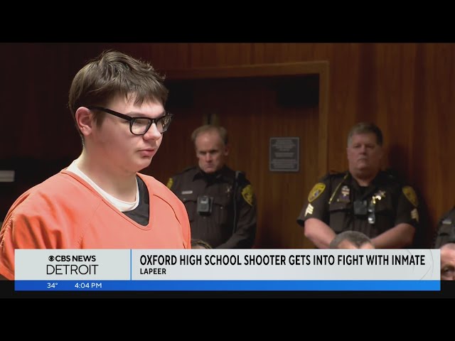 Oxford High School shooter, 17, involved in prison fight with fellow inmate