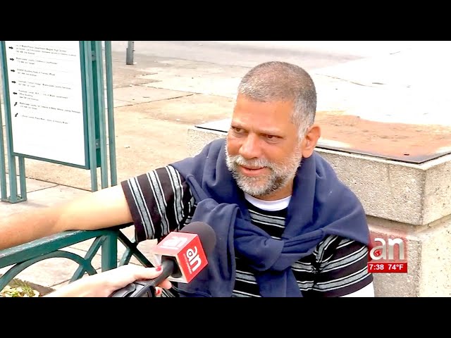 Homeless cubano en Miami pide repatriarse para Cuba porque ya no puede vivir en las calles