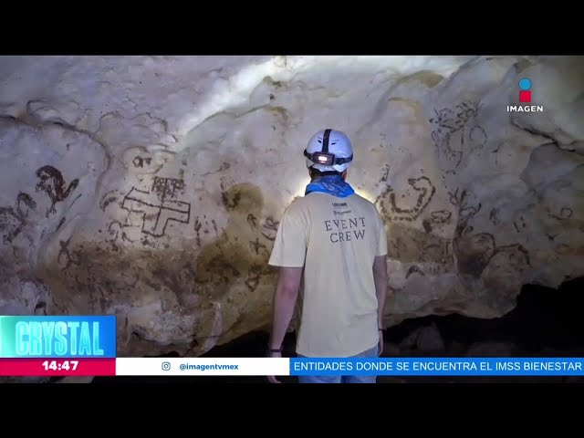 Descubren cueva con pinturas rupestres en Yucatán | Crystal Mendivil