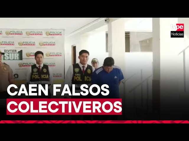 PNP captura a banda de falso colectiveros