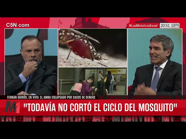 FENÁN QUIRÓS: "En la CIUDAD HUBO DOS BROTES de DENGUE por CONTAGIOS de PERSONAS del NORTE ARGEN