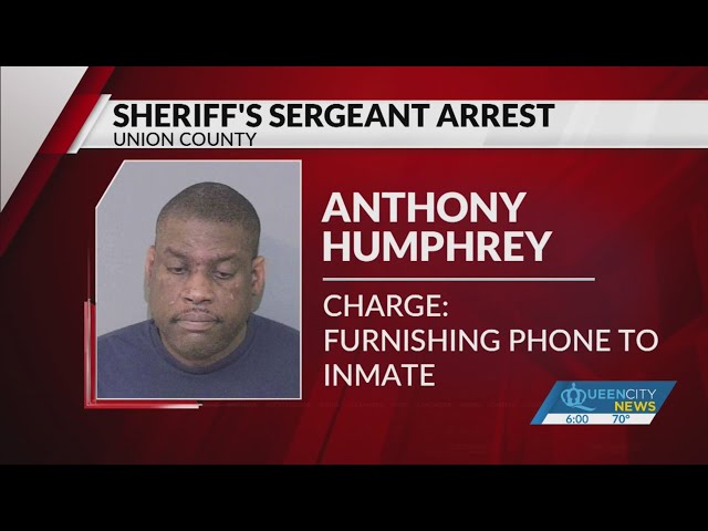 Union County sergeant fired for providing phone to inmate