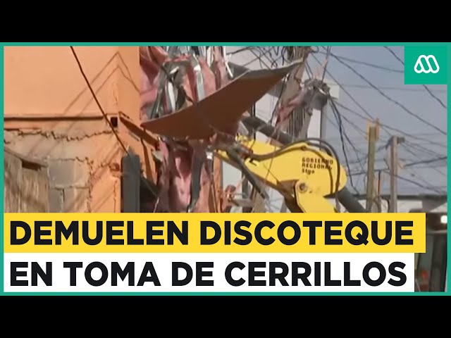 Operativo en Toma Cerrillos: Demuelen discoteque clandestina en "Nuevo Amanecer"