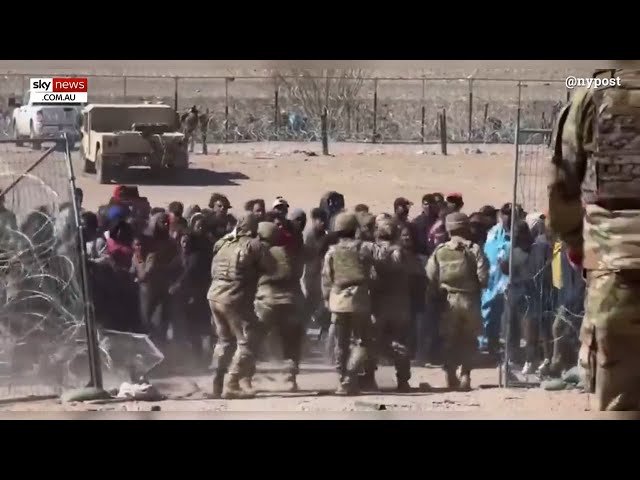 WATCH: Chaos unfolds at southern border