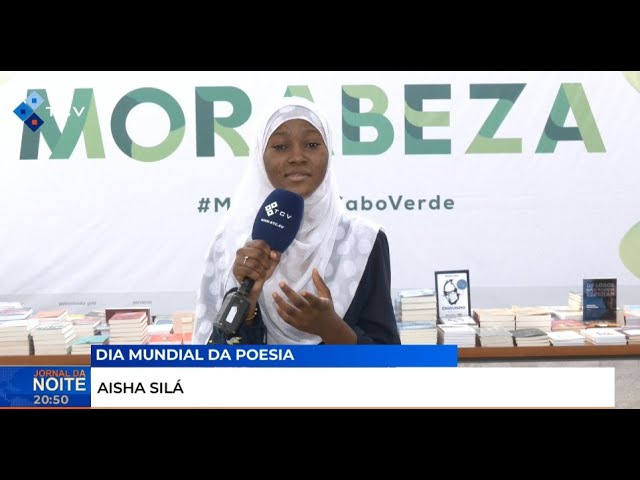 No Dia mundial da poesia fechamos o nosso jornal com a declamação da Aisha Silá, esta tarde