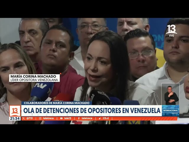 Ola de detenciones de opositores en Venezuela