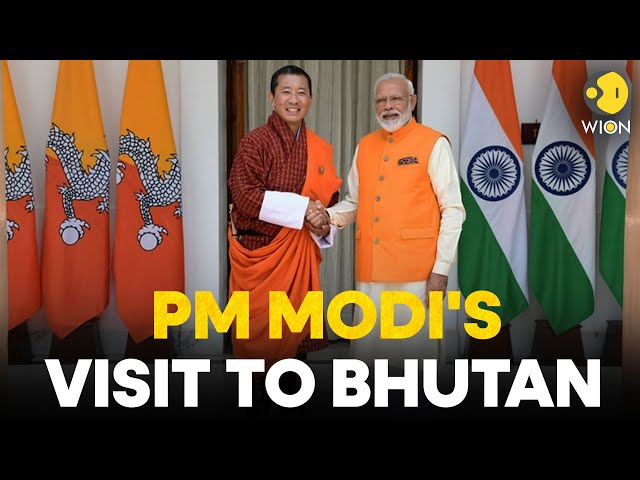 ⁣PM MODI LIVE: PM Modi arrives in Paro, Bhutan to a warm reception & Guard of Honour