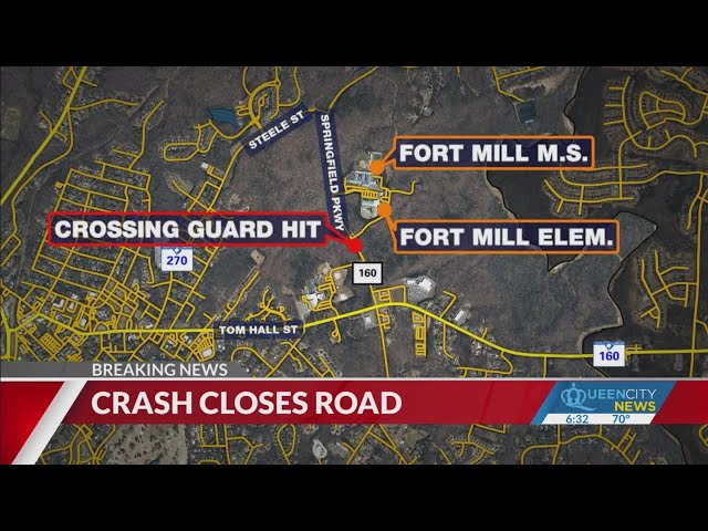 Crossing guard injured from Fort Mill school accident