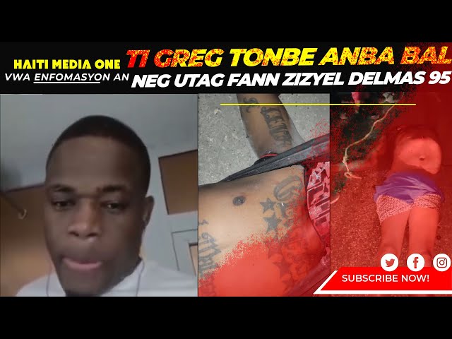 Se Konfime Lapolice Fann Tet Chef Gang Ti Greg  Delmas 95 Ki Fenk Sove Nan Prizon