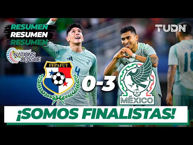 Resumen y goles | Panamá 0-3 México | CONCACAF Nations League 2024 - Semis | TUDN