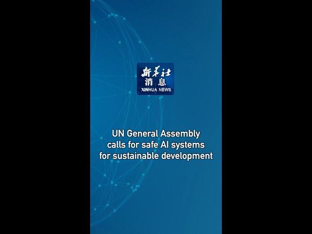 Xinhua News | UN General Assembly calls for safe AI systems for sustainable development