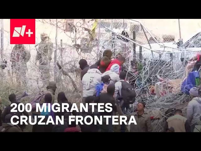 Migrantes realizan otra irrupción fronteriza en Ciudad Juárez - En Punto