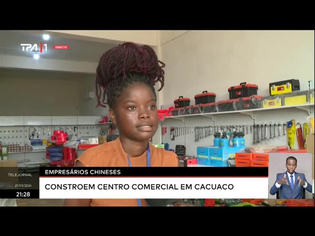 Empresários chineses constroem centro comercial em Cacuaco