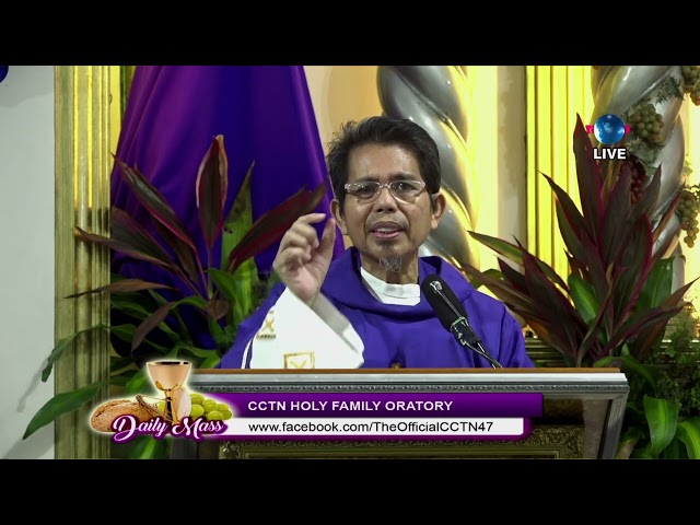 22 MARCH 2024 HOMILY -  Rev. Fr. Jose Adonis Aquino