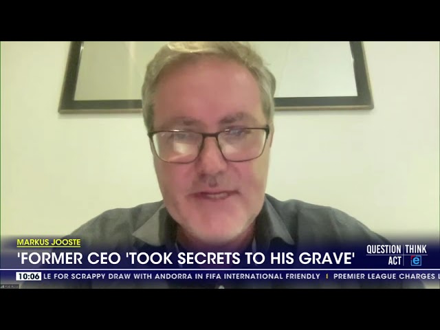 Markus Jooste | "Former CEO 'took secrets to his grave' "